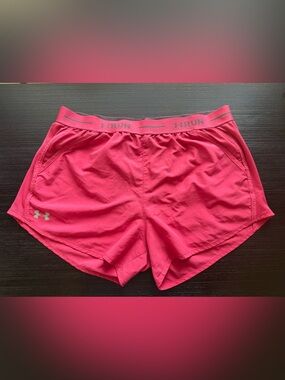 Under Armour Pink RUN Performance Shorts
